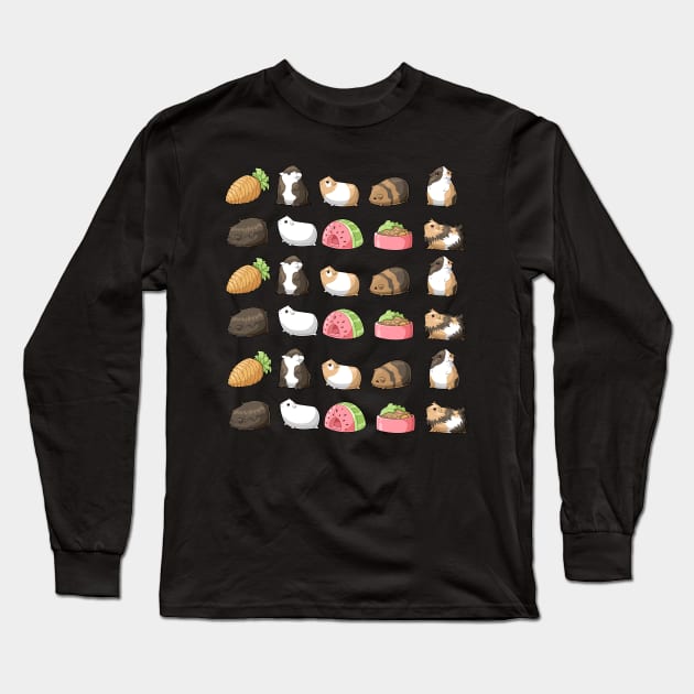 Guinea Pig Procession Long Sleeve T-Shirt by BasicBeach